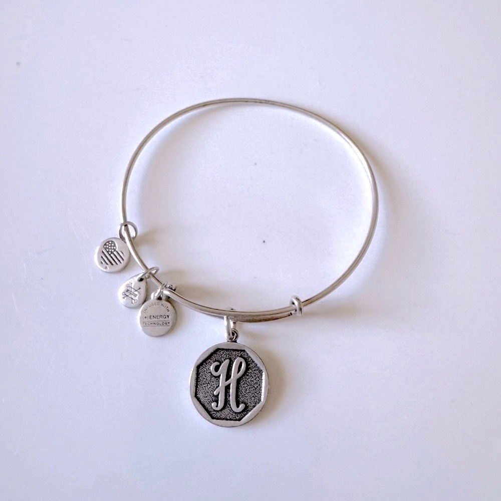 Alex & Ani H Charm Bracelet - Picture 3 of 3